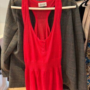 Women's Betsy's Super Flattering Red Tank